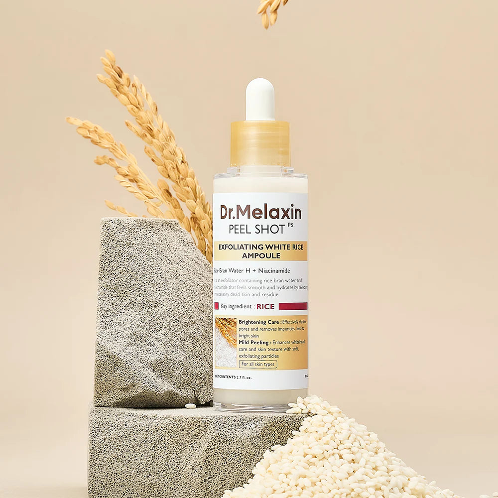 Dr.Melaxin Peel Shot Glow Black And White Rice Ampoule